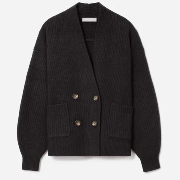 Everlane Sweaters - Everlane‎ Felted Double Breasted Cardigan